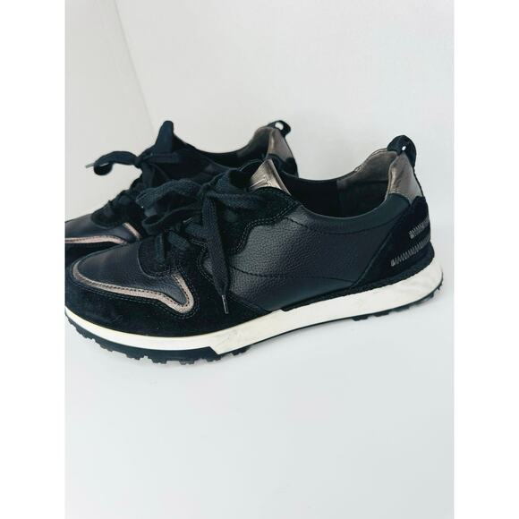 Paul Green Leather Weaver Sneaker in Black Combo (Women) size UK 6.5 / US 9 - Picture 6 of 8